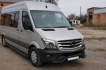 Mercedes Sprinter W906 2006–2018 Främre nedre båge MBSP.07.F3-04.6 Black (rostfritt stål) foto 2