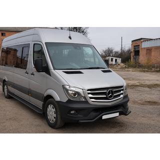 Främre nedre båge MBSP.07.F3-04.6 Black (rostfritt stål) Mercedes Sprinter W906 2006–2018 foto 2