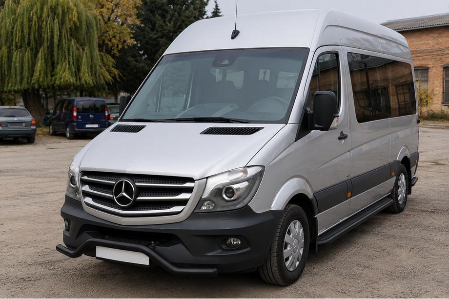 Mercedes Sprinter W906 2006–2018 Främre nedre båge MBSP.07.F3-04.6 Black (rostfritt stål) Image
