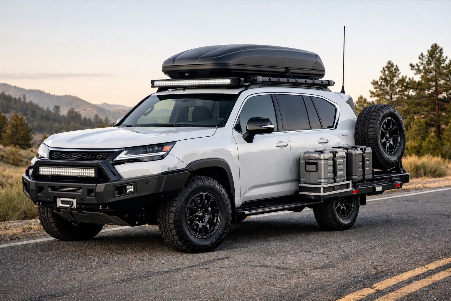 Praktisk uppgradering av Lexus LX 500d/600 för motorväg och resor