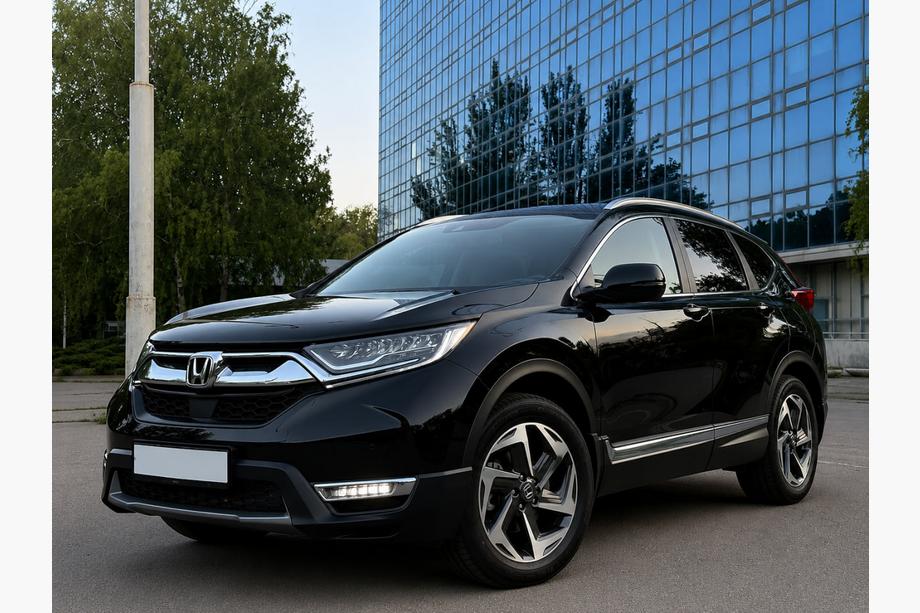 Honda CRV 2017–2022 Integrerade takrails grå OEM (ABS-plast, montering med lim) Image