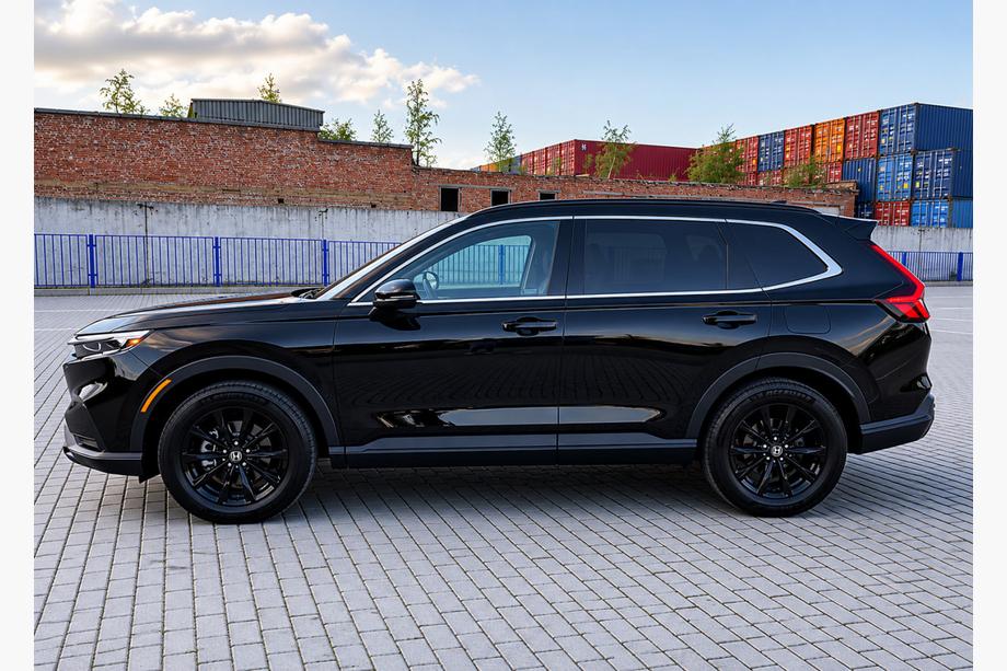 Honda CRV 2022– Integrerade takrails svarta OEM (ABS-plast) Image