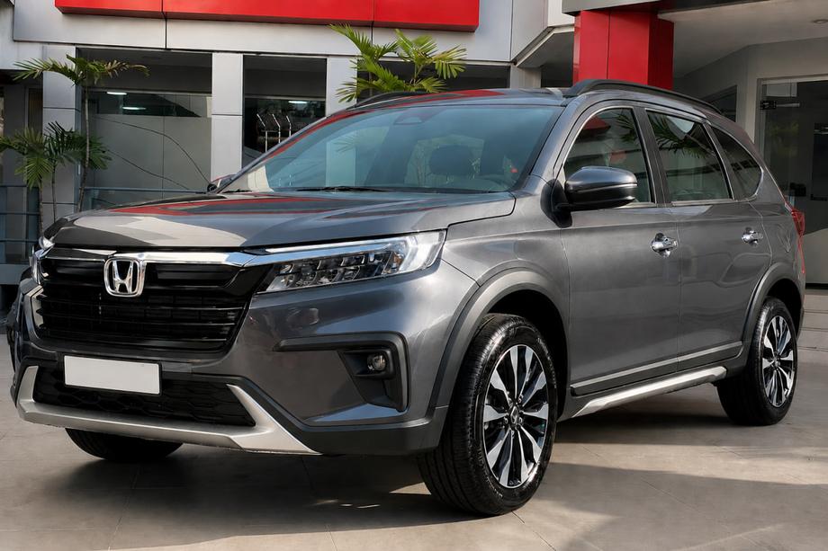 Honda BR-V 2021– Integrerade takrails svarta OEM (aluminium) Image