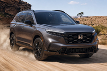 Honda CRV 2022– Integrerade takrails svarta OEM (ABS-plast, montering med lim) foto 1