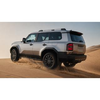 Grå OEM takrails (aluminium) Toyota Land Cruiser Prado 250 2023–
