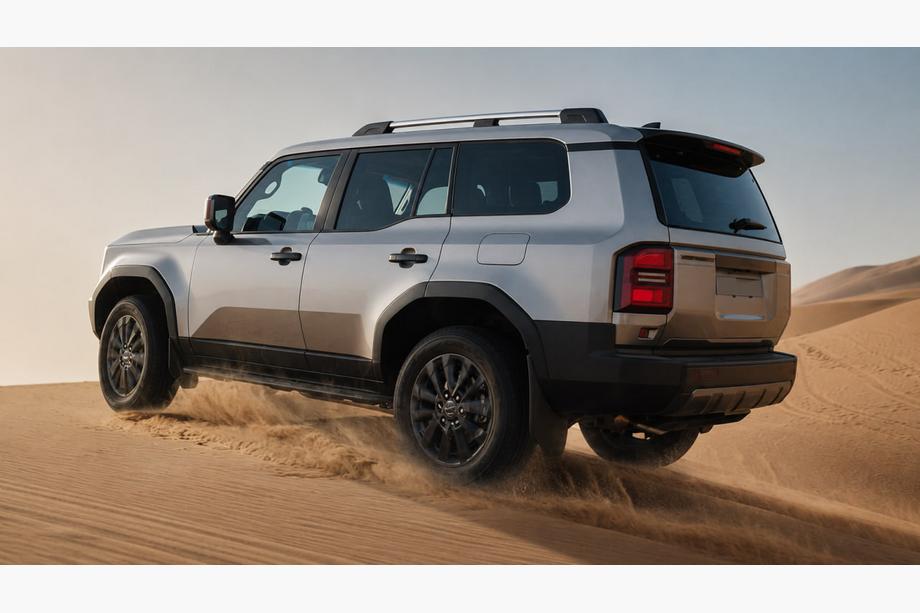 Toyota Land Cruiser Prado 250 2023– Grå OEM takrails (aluminium) Image