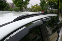 Toyota 4Runner 2009–2024 Integrerade takrails svarta OEM (2016-, aluminium) foto 2