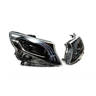 LED-strålkastare i Maybach-design fram (för V-class, 2 st) foto 4