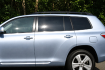 Toyota Highlander 2008–2013 Takrails svarta OEM (aluminium) foto 1