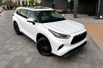Toyota Highlander 2019– Grå OEM-takrails (ABS-plast) foto 1