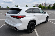 Toyota Highlander 2019– Grå OEM-takrails (ABS-plast) foto 2