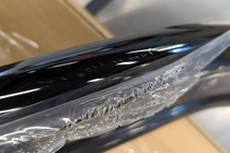 Volkswagen Golf 6 2008–2014 Rea Främre lipspoiler DPT V-2 (för GTI, blank svart) foto 3