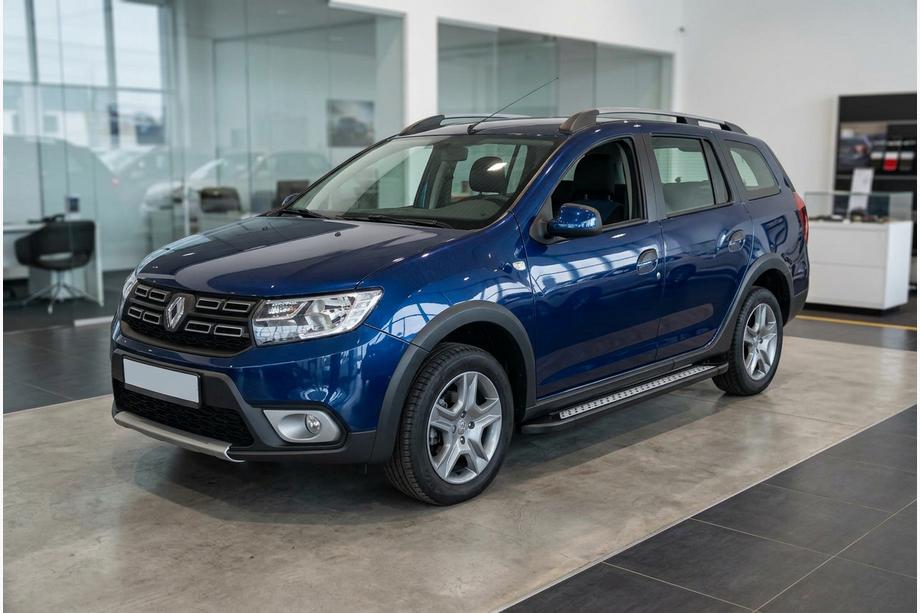 Dacia Logan MCV 2013–2020 Sidosteg New Vision Black (2 st, aluminium) Image