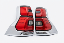 Toyota Land Cruiser Prado 150 2009–2023 LED-baklyktor Chrome V2 (2017-2023, 2 st) foto 6