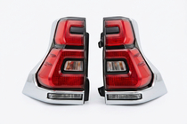 Toyota Land Cruiser Prado 150 2009–2023 LED-baklyktor Chrome V2 (2017-2023, 2 st) foto 2