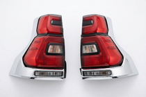 Toyota Land Cruiser Prado 150 2009–2023 LED-baklyktor Chrome V2 (2017-2023, 2 st) foto 5