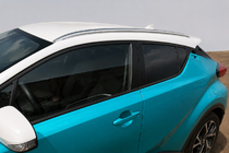 Toyota C-HR 2016–2023 Integrerade takrails grå OEM (ABS-plast, montering med lim) foto 2