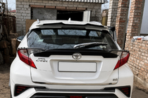 Toyota C-HR 2016–2023 Integrerade takrails grå OEM (ABS-plast, montering med lim) foto 6