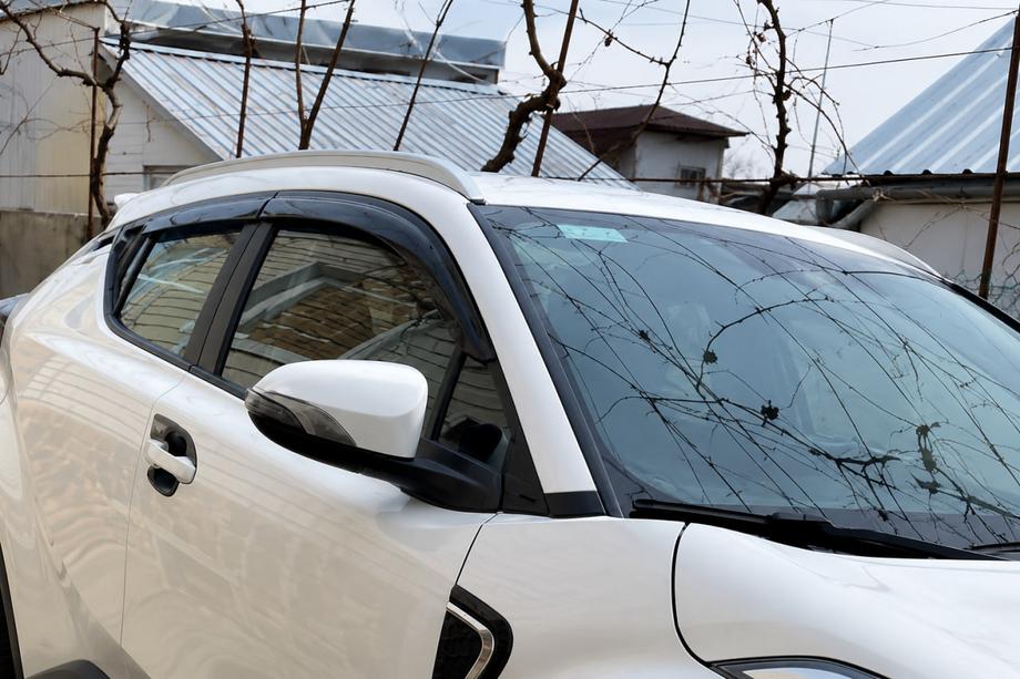 Toyota C-HR 2016–2023 Integrerade takrails grå OEM (ABS-plast, montering med lim) Image