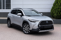 Toyota Corolla Cross 2020– Integrerade takrails svarta OEM (aluminium) foto 1