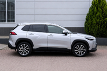 Toyota Corolla Cross 2020– Integrerade takrails grå OEM (aluminium) foto 2