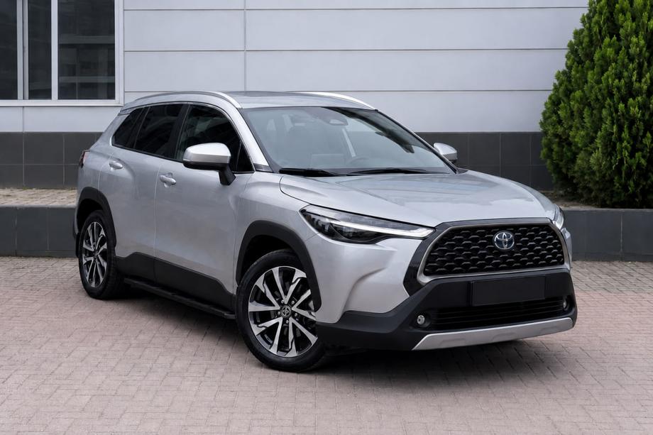 Toyota Corolla Cross 2020– Integrerade takrails grå OEM (aluminium) Image
