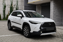 Toyota Corolla Cross 2020– Integrerade takrails, svarta OEM (ABS-plast, montering med lim) foto 3