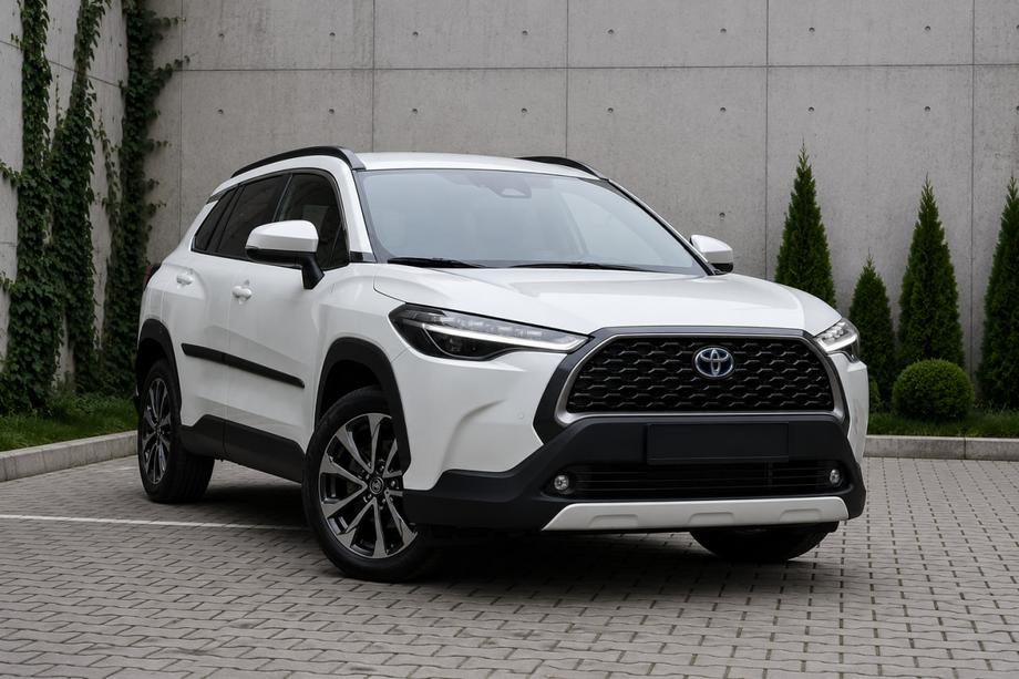 Toyota Corolla Cross 2020– Integrerade takrails, svarta OEM (ABS-plast, montering med lim) Image