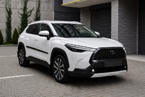 Toyota Corolla Cross 2020– Integrerade takrails grå OEM (ABS-plast, montering med lim) foto 3