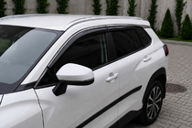 Toyota Corolla Cross 2020– Integrerade takrails grå OEM (ABS-plast, montering med lim) foto 4