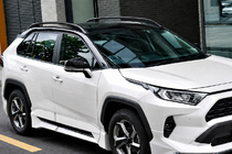 Toyota Corolla Cross 2020– Svarta OEM takrails (aluminium) foto 3