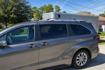 Toyota Sienna 2020– Integrerade takrails grå OEM (aluminium) foto 2