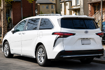 Toyota Sienna 2020– Integrerade takrails grå OEM (aluminium) foto 3