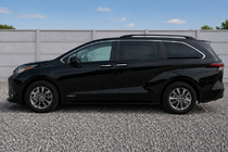 Toyota Sienna 2020– Integrerade takrails svarta OEM (aluminium) foto 1