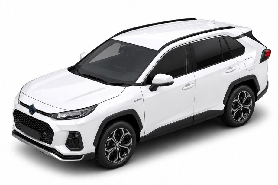 Toyota Raize 2019– Integrerade takrails, svarta OEM (aluminium, montering med lim) Image