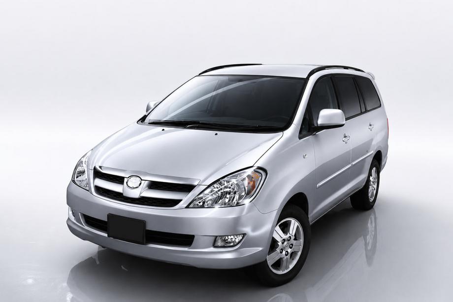 Toyota Innova 2015– Integrerade takrails svarta OEM (aluminium) Image