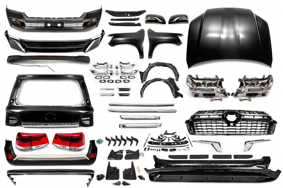 Toyota Land Cruiser 200 2007–2021 Restyling-/faceliftkit från LC200 2008-2015 till 2021 Executive FULL Image