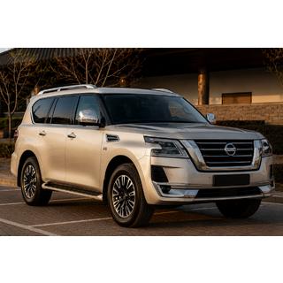 Takrails grå (aluminium) Nissan Armada 2016–2024