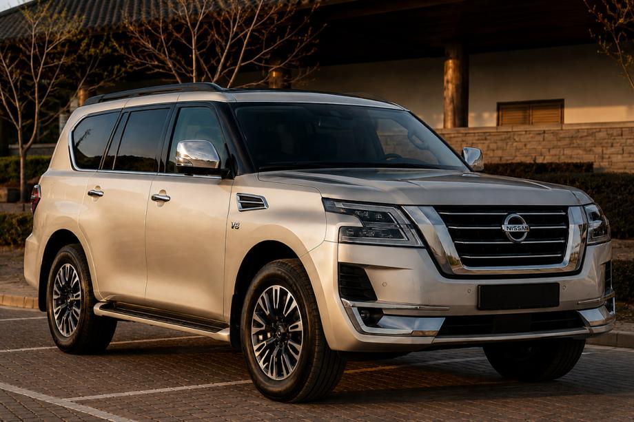 Nissan Armada 2016–2024 Svarta takrails (aluminium) Image