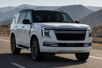 Nissan Patrol Y63 2025– Integrerade takrails svarta OEM (aluminium) foto 3