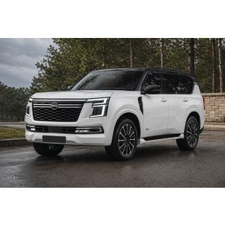 Integrerade takrails svarta OEM (aluminium) Nissan Patrol Y63 2025– foto 1