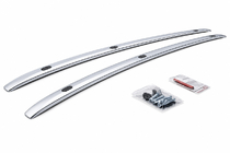 Nissan Patrol Y63 2025– Integrerade takrails grå OEM (aluminium) foto 3
