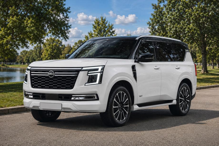 Nissan Patrol Y63 2025– Integrerade takrails grå OEM (aluminium) Image