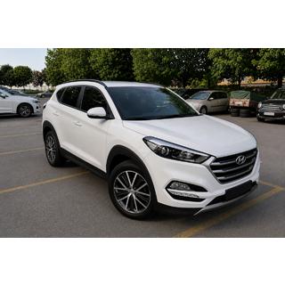 Integrerade takräcken, svarta OEM (ABS-plast, montering med lim) Hyundai Tucson TL 2016–2021 foto 2