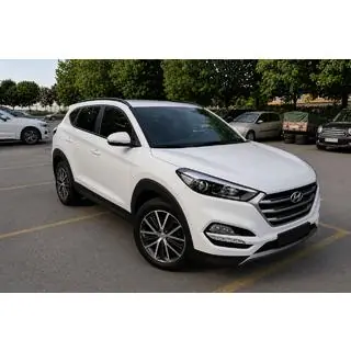 Integrerade takräcken, svarta OEM (ABS-plast, montering med lim) Hyundai Tucson TL 2016–2021 foto 2
