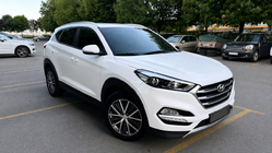Hyundai Tucson TL 2016–2021 Integrerade takrails grå OEM (ABS-plast, montering med lim) foto 2