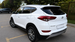 Hyundai Tucson TL 2016–2021 Integrerade takrails grå OEM (ABS-plast, montering med lim) foto 3