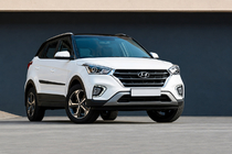 Hyundai Creta 2014–2020 Integrerade takrails grå OEM (ABS-plast, montering med lim) foto 3