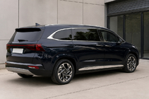 Hyundai Custo 2021– Integrerade takrails grå OEM (ABS-plast, montering med lim) foto 2