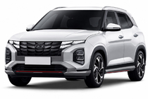 Hyundai Creta 2021– Grå OEM takrails (aluminium, limmontering) foto 1